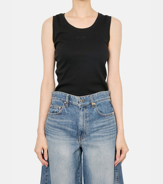 LOGO SLEEVELESS TOP