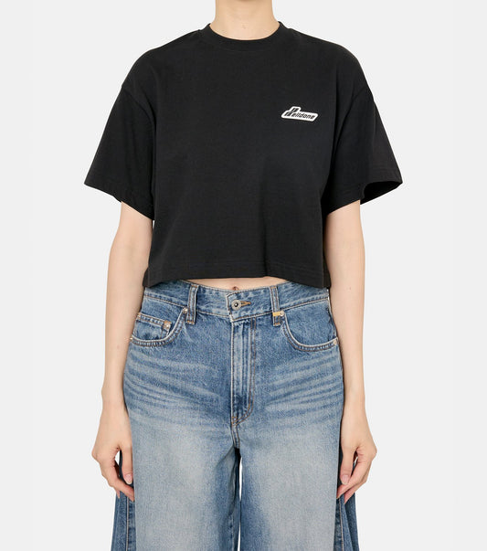 CROPPED LOGO T-SHIRT