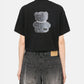 CROPPED TEDDY BEAR T-SHIRT
