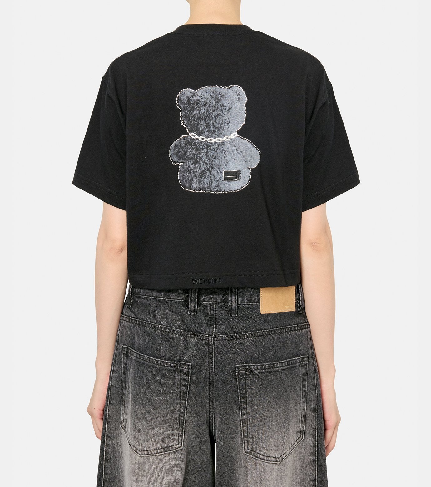 CROPPED TEDDY BEAR T-SHIRT