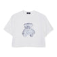 CROPPED TEDDY BEAR T-SHIRT