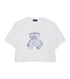 CROPPED TEDDY BEAR T-SHIRT