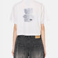 CROPPED TEDDY BEAR T-SHIRT