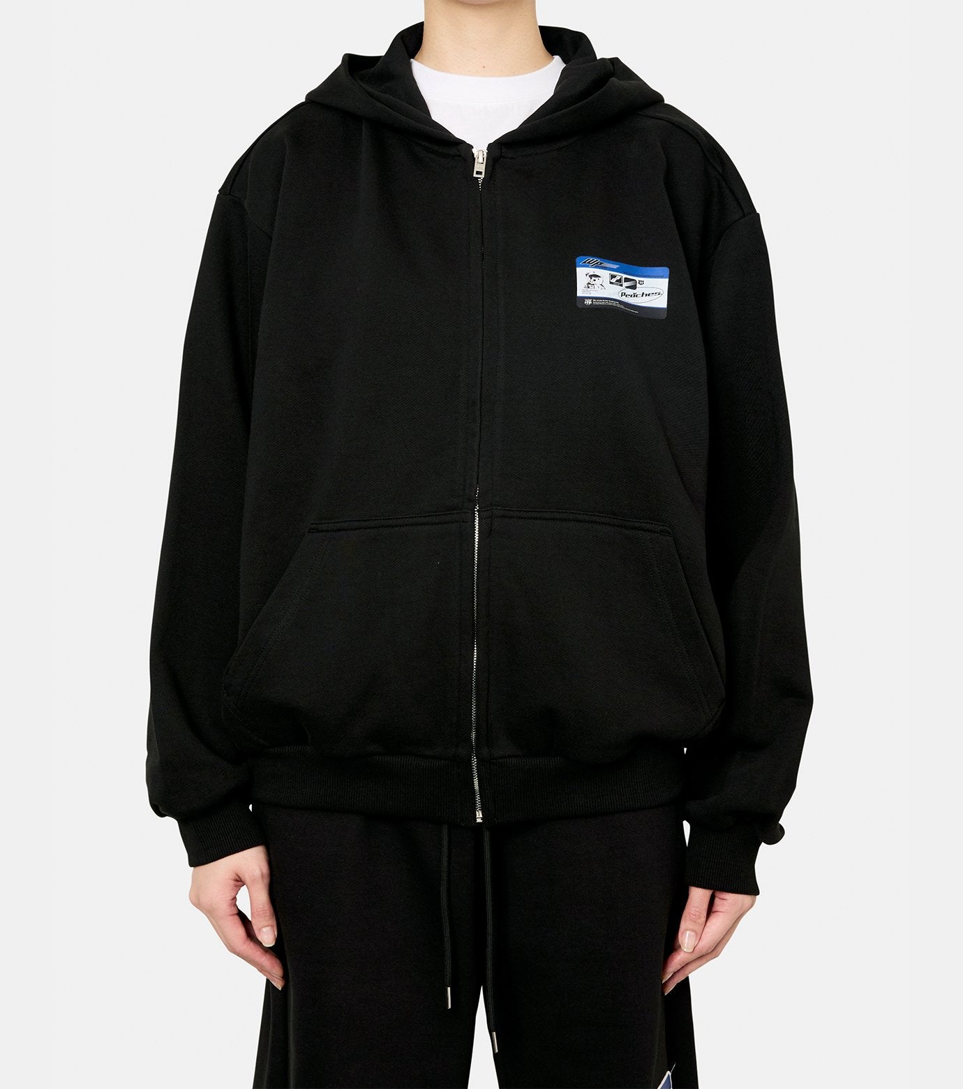 PEACHES TEDDY ID HOODIE ZIP-UP