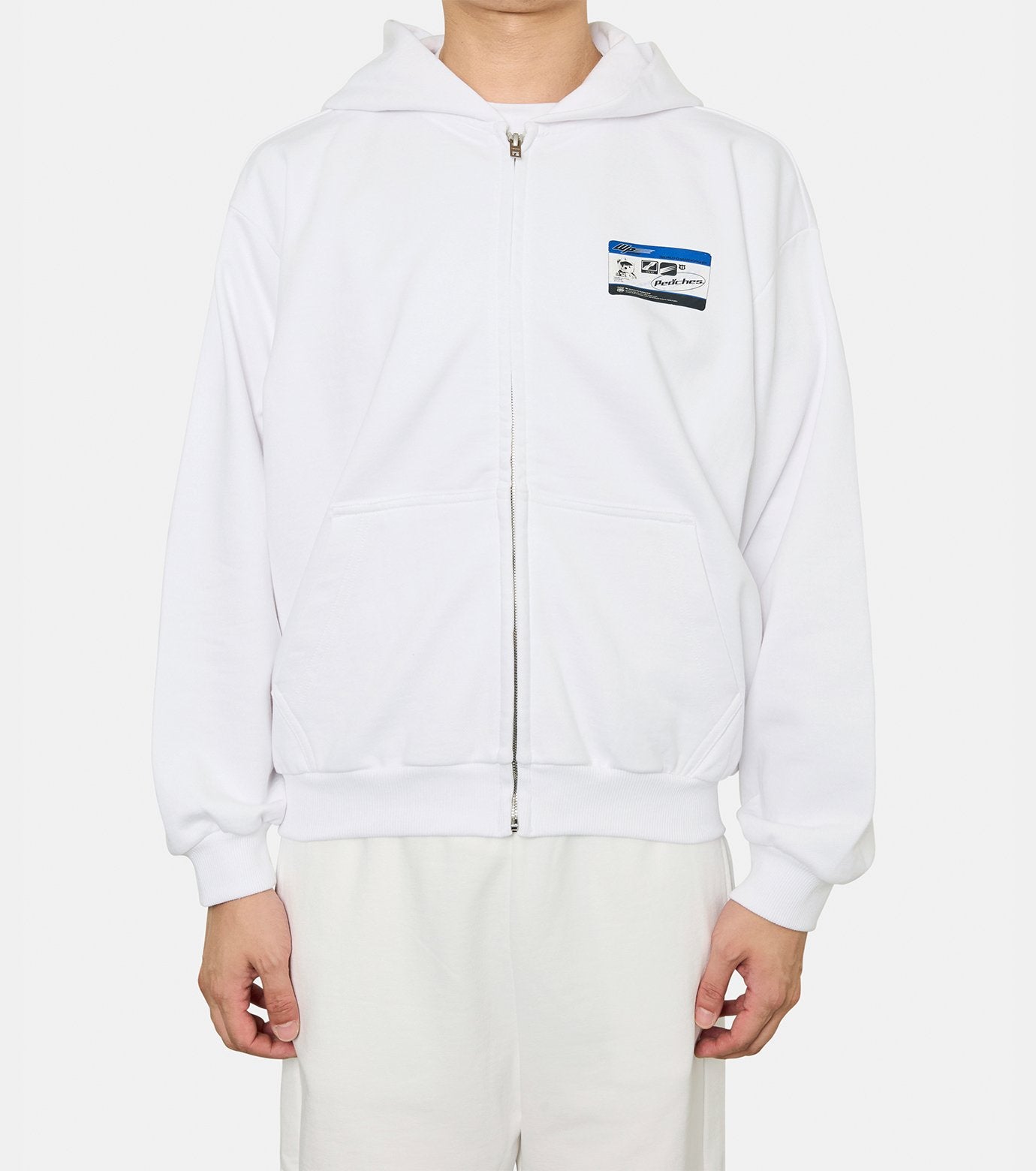 PEACHES TEDDY ID HOODIE ZIP-UP