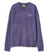 LOGO LONGSLEEVE WASHED EMBRO PUPRLE