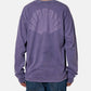 LOGO LONGSLEEVE WASHED EMBRO PUPRLE