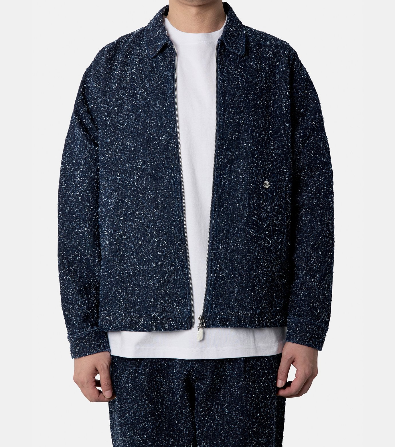 SPRAY OVERSHIRT DENIM BLUE