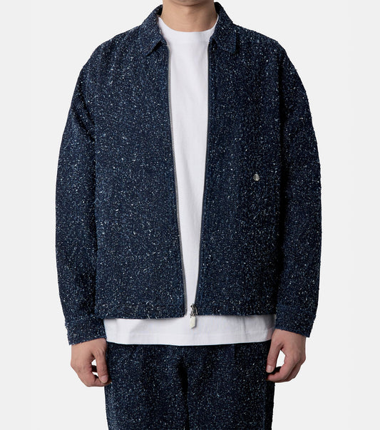 SPRAY OVERSHIRT DENIM BLUE