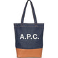 Tote Axel Denim Biologique et Cuir L