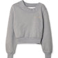 Sweatshirt Wrap Back Detail