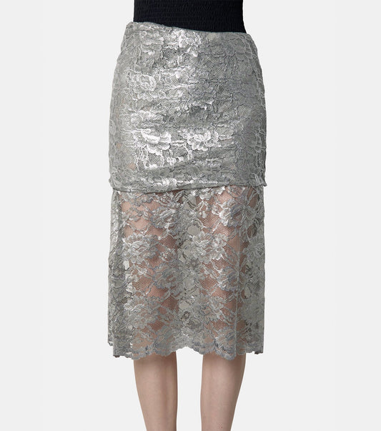 Lace Midi Skirt