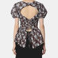 PUFF SLEEVE GATHERED BLOUSE