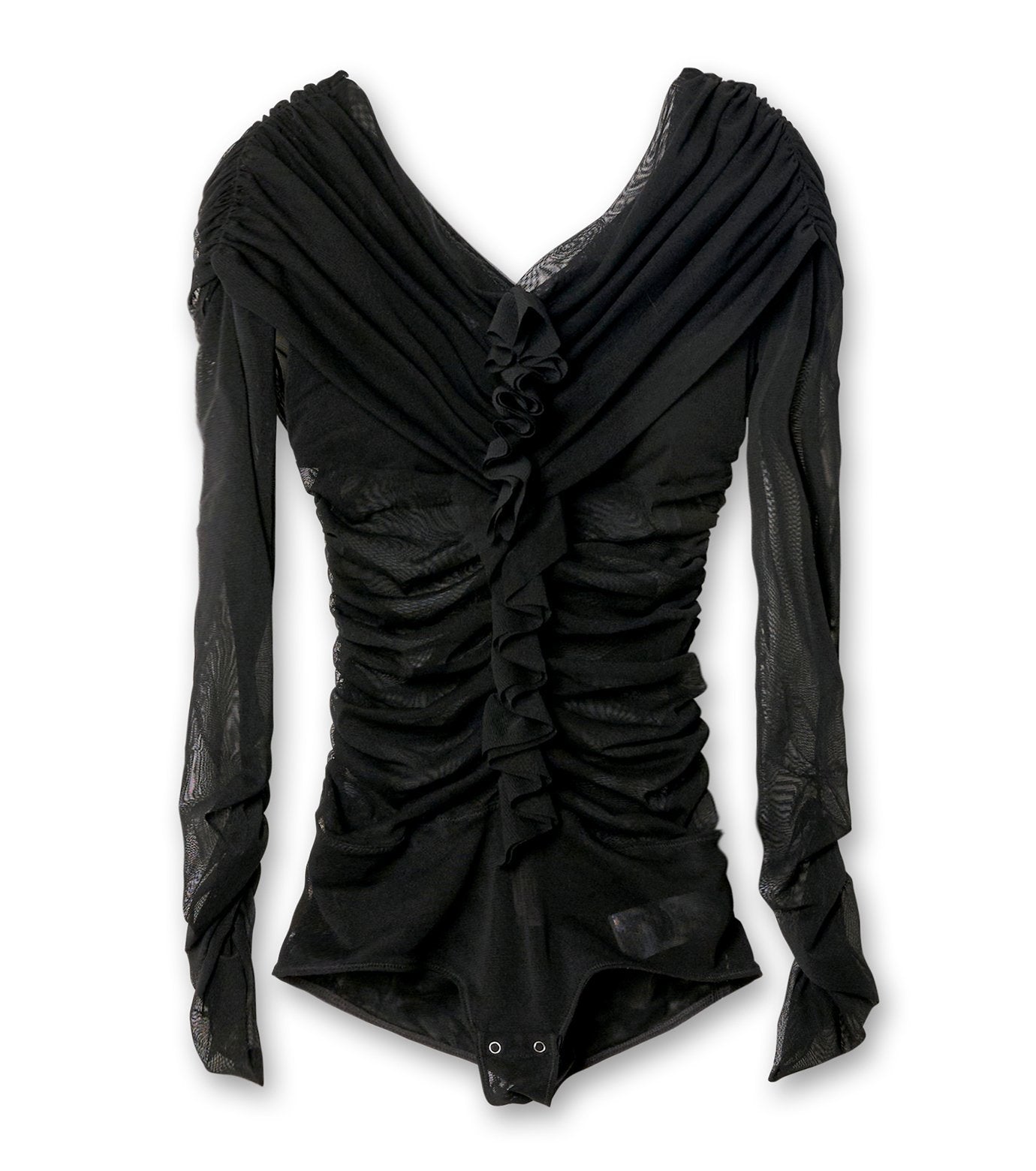 TULLE FRILLED BODYSUIT