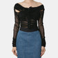 TULLE FRILLED BODYSUIT