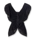 VELVET TULLE SHIRRING TOP