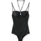 STRETCH JERSEY CUT-OUT BODYSUIT