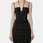 STRETCH JERSEY CUT-OUT BODYSUIT