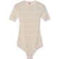 STRETCH LACE KNIT BODYSUIT
