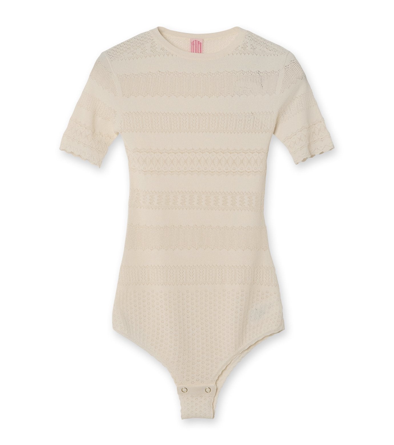 STRETCH LACE KNIT BODYSUIT