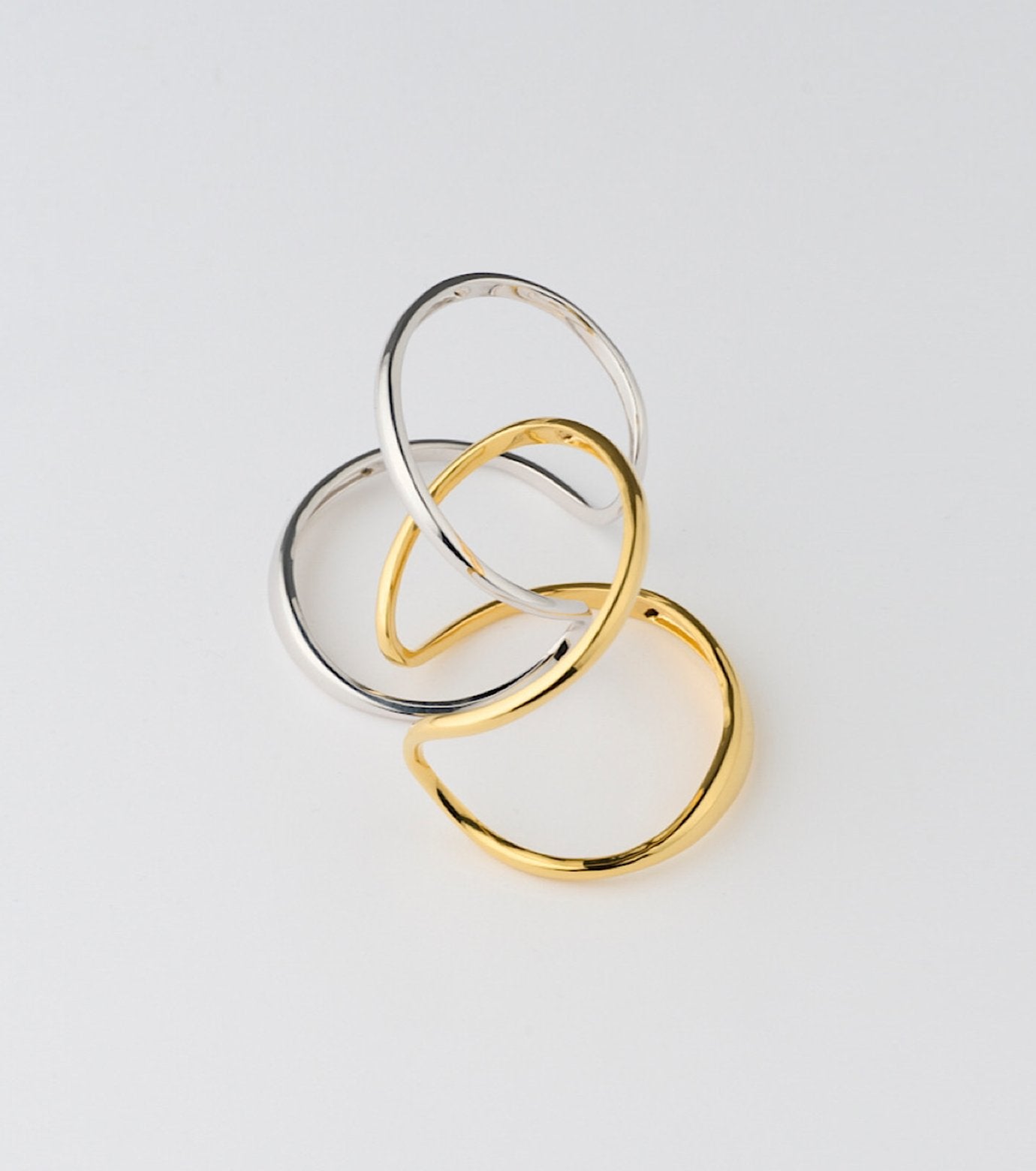 Line Sculpt Bangle GD