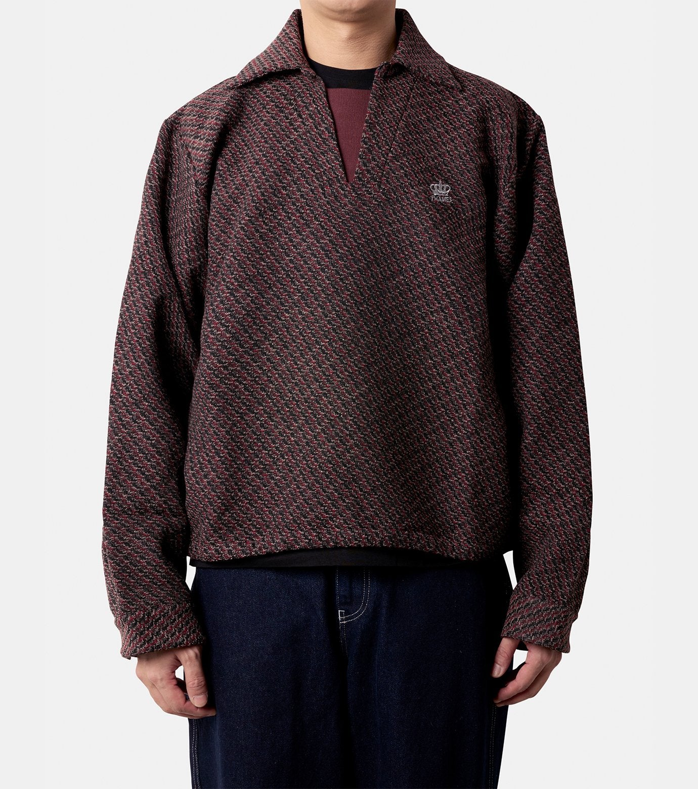 DRILL TOP HOUNDSTOOTH