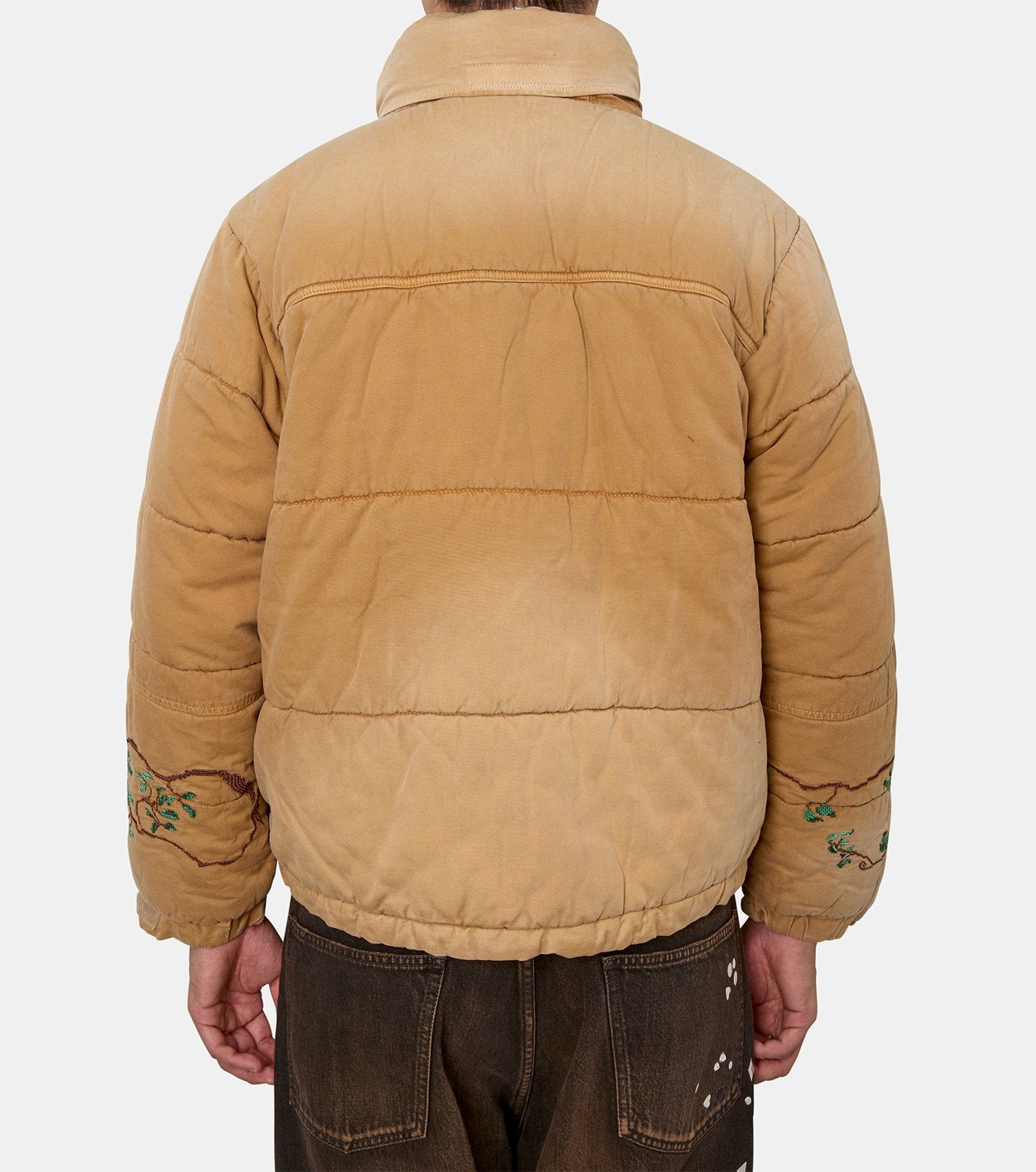 Vintage-effect puffer jacket