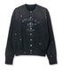 Vintage-effect sweat cardigan