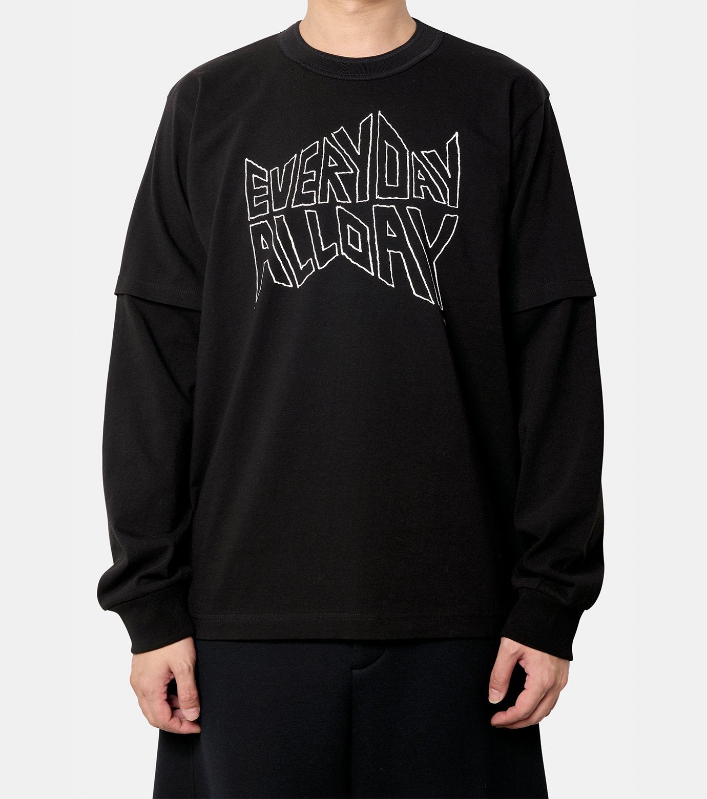 geoff sacai Print L/S T-Shirt