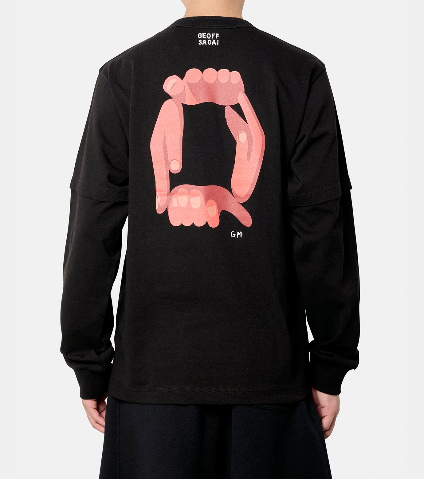 geoff sacai Print L/S T-Shirt