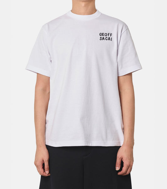 geoff sacai Embroidery T-Shirt
