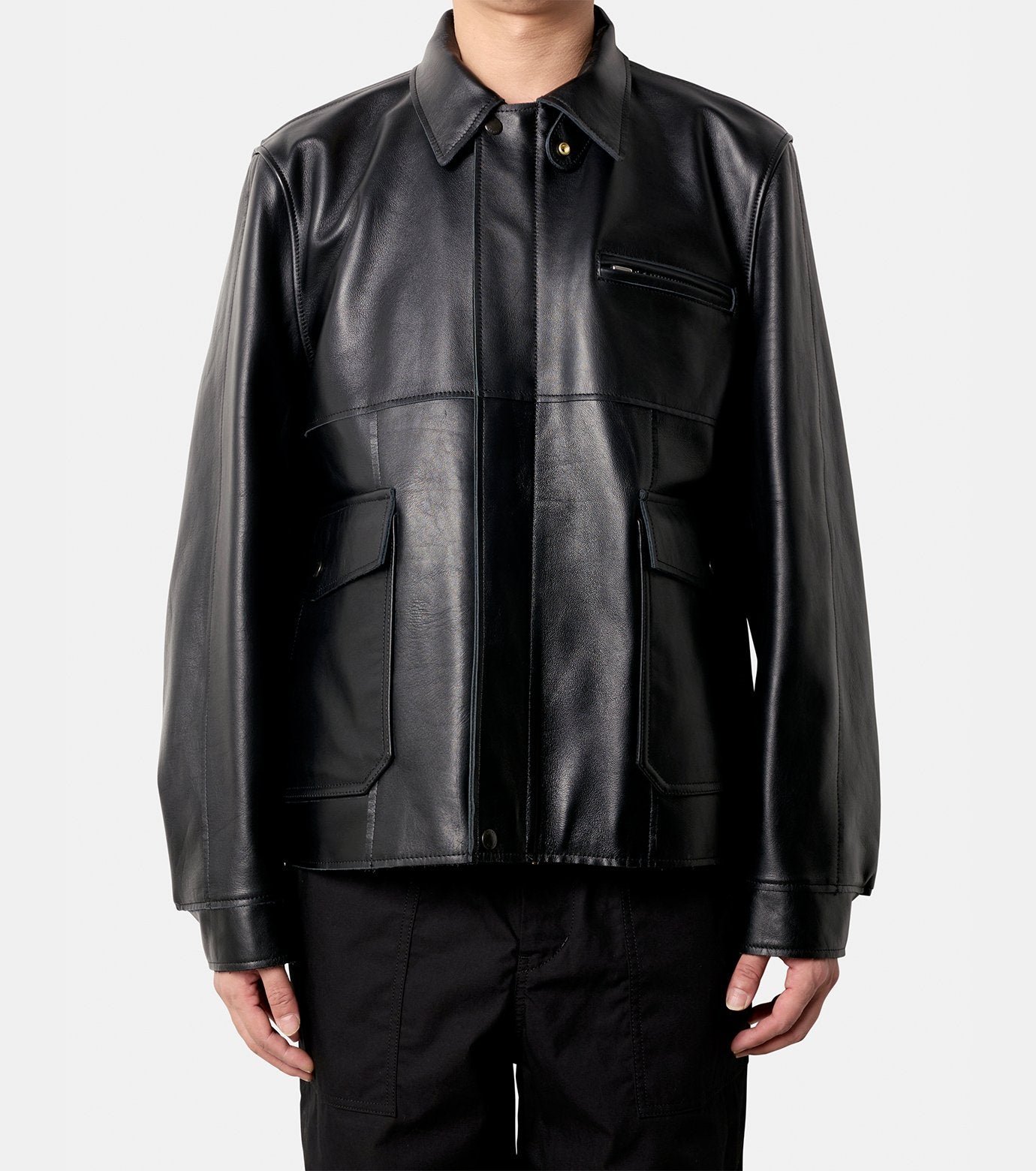 Leather Blouson