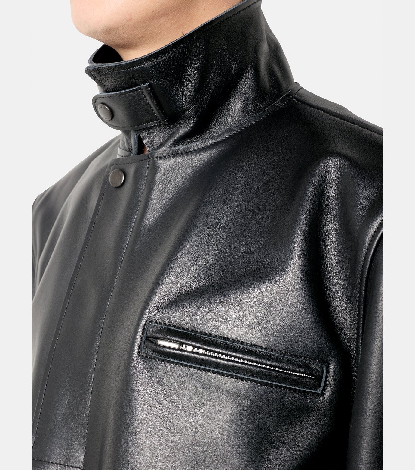 Leather Blouson
