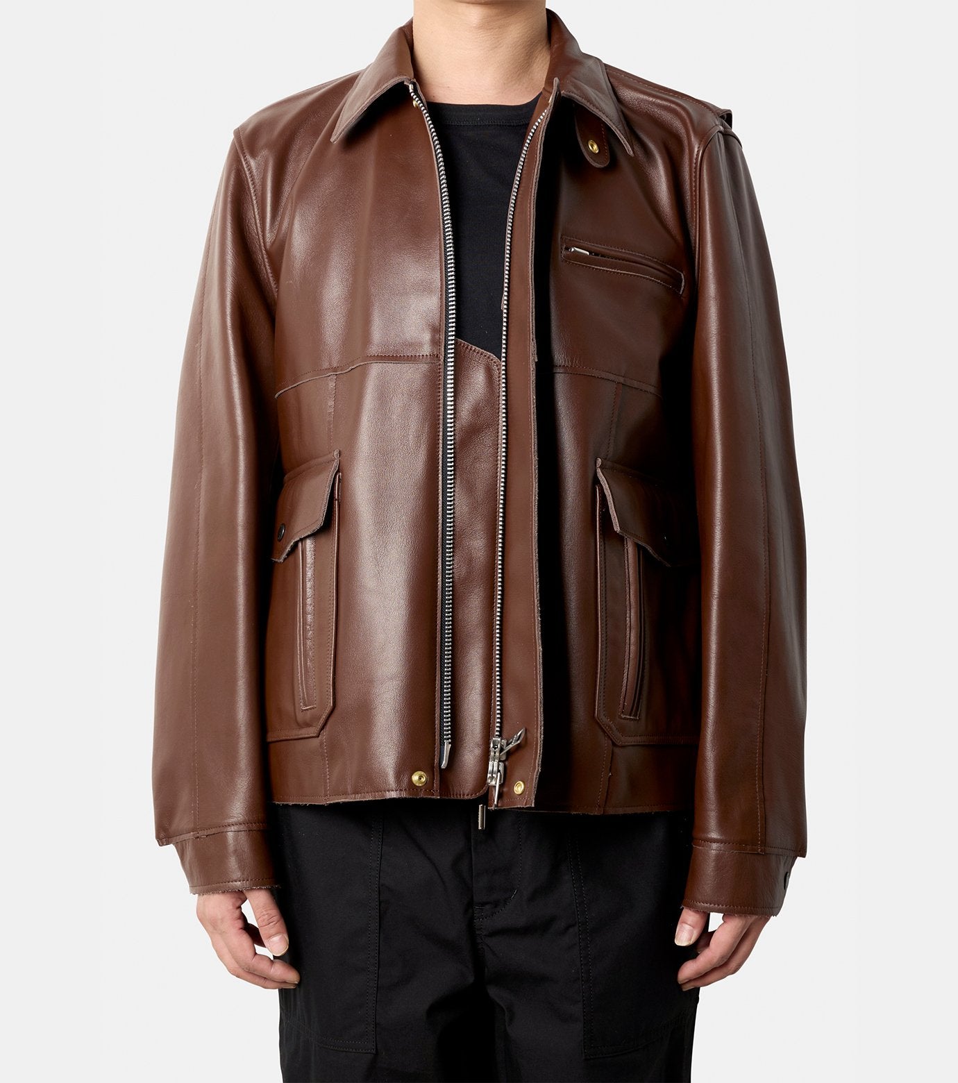 Leather Blouson