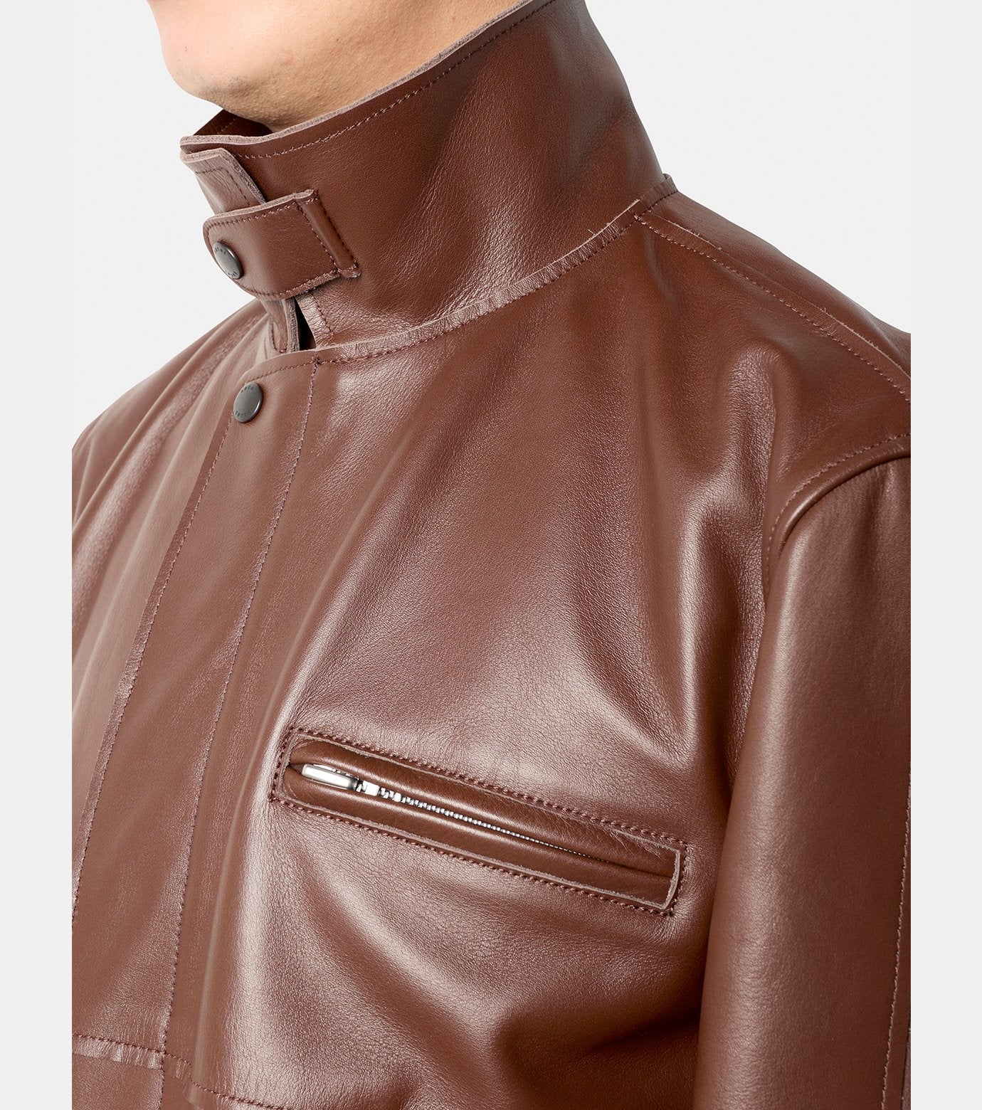 Leather Blouson