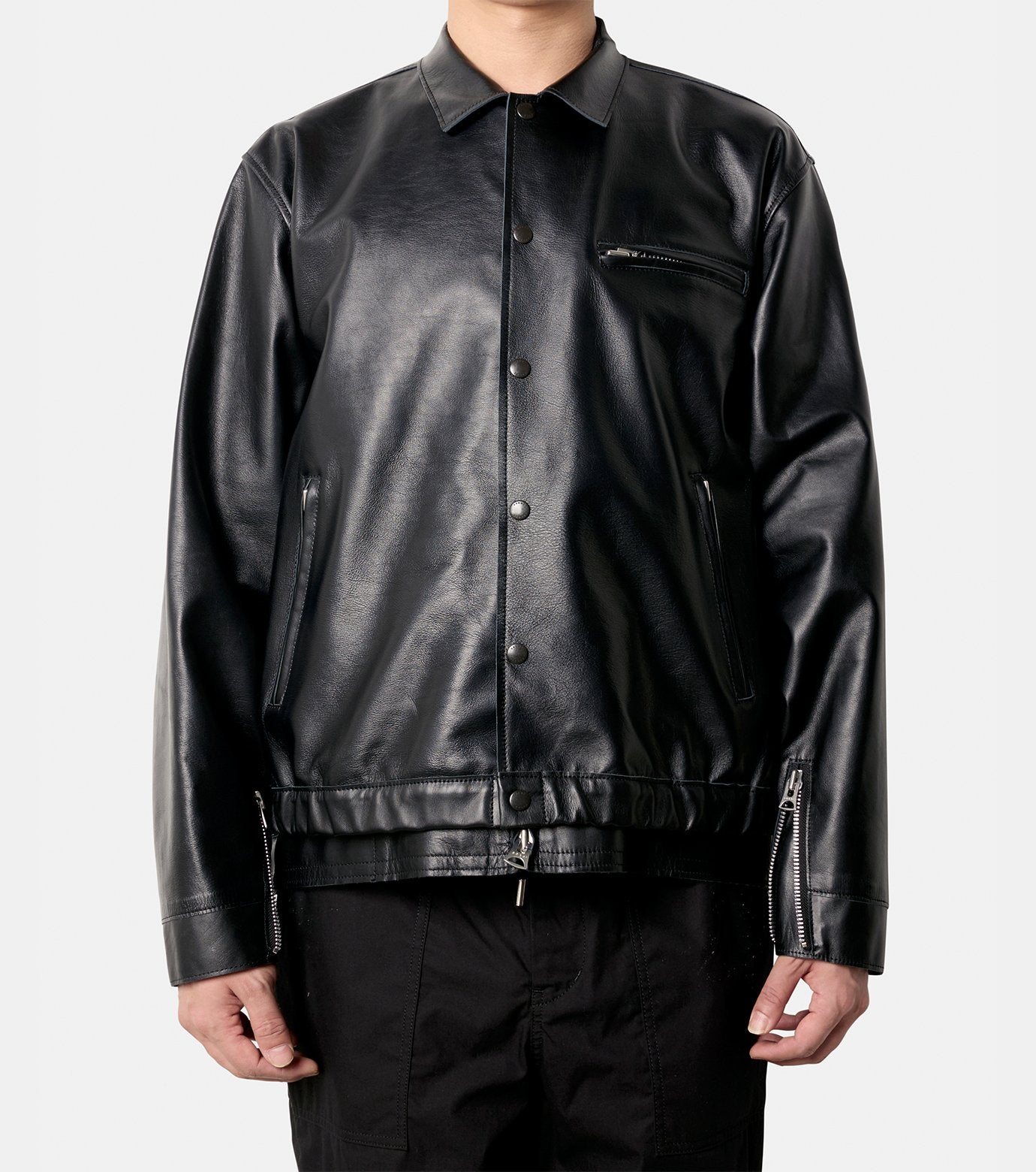 Leather Blouson