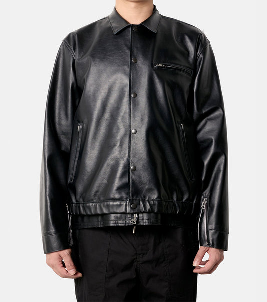 Leather Blouson