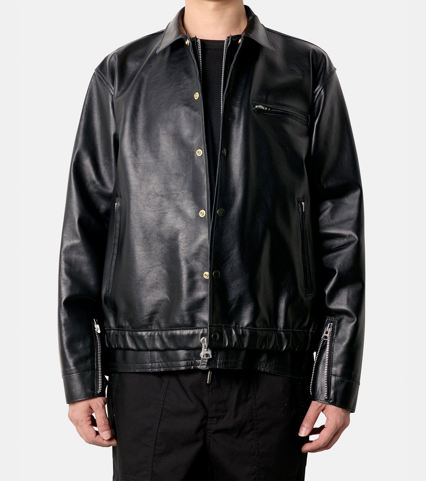 Leather Blouson