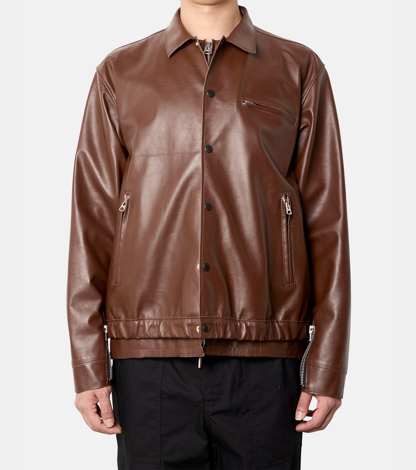 Leather Blouson