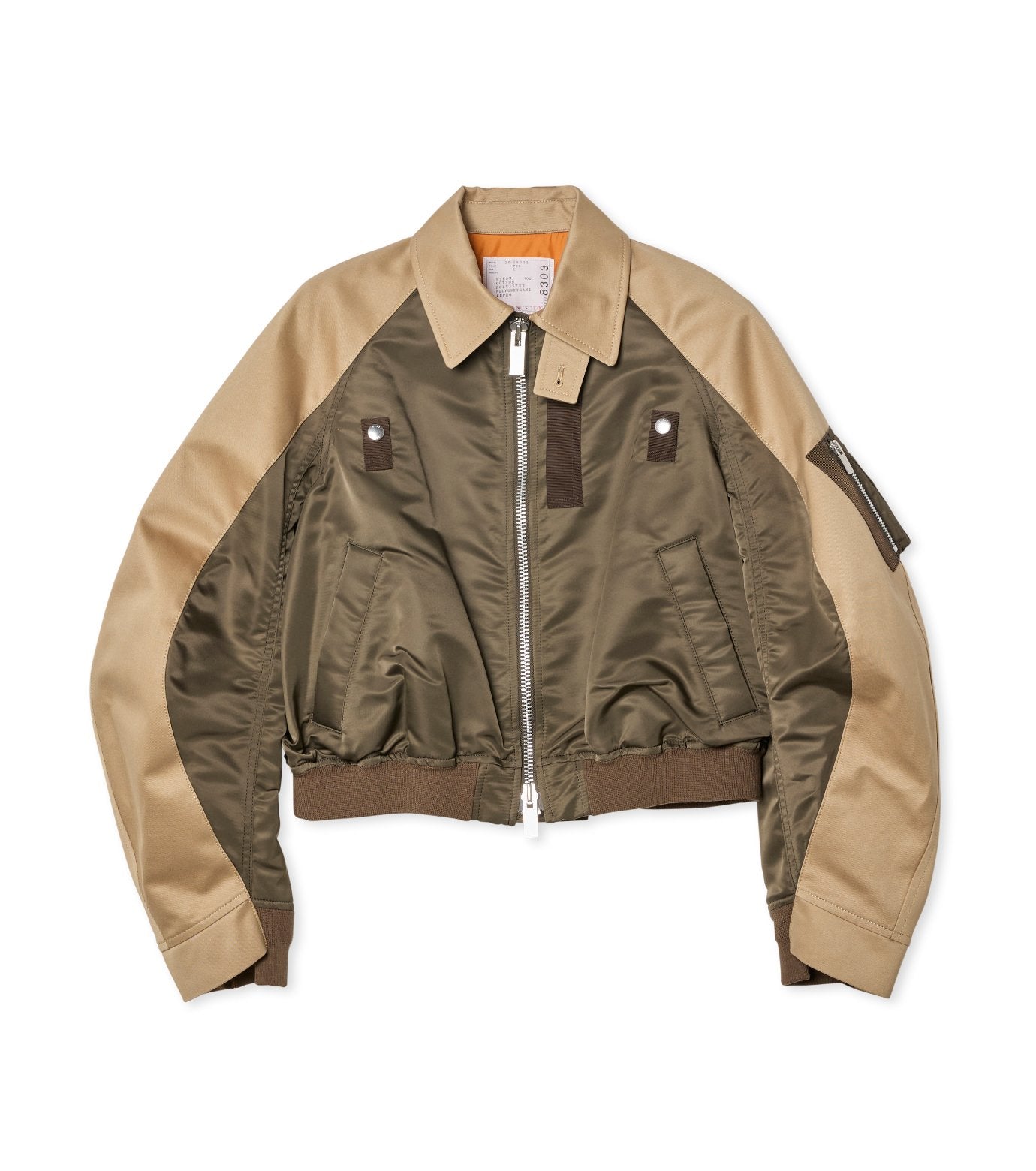 Cotton Chino x Nylon Twill Blouson