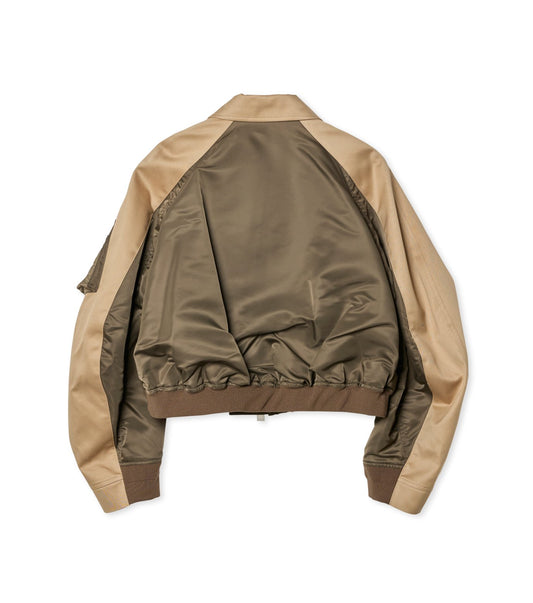 Cotton Chino x Nylon Twill Blouson