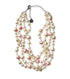 Painted Pearl Layered Necklace