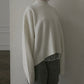 Wool Cashmere Crew Neck Knit