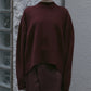 Wool Cashmere Crew Neck Knit