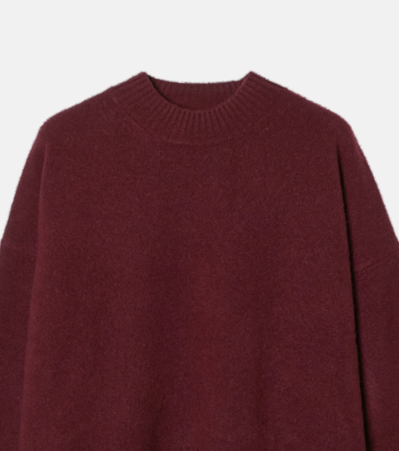 Wool Cashmere Crew Neck Knit