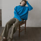 Wool Cashmere Crew Neck Knit