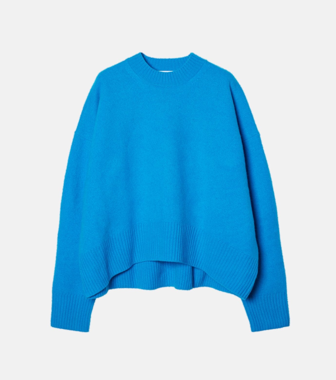 Wool Cashmere Crew Neck Knit