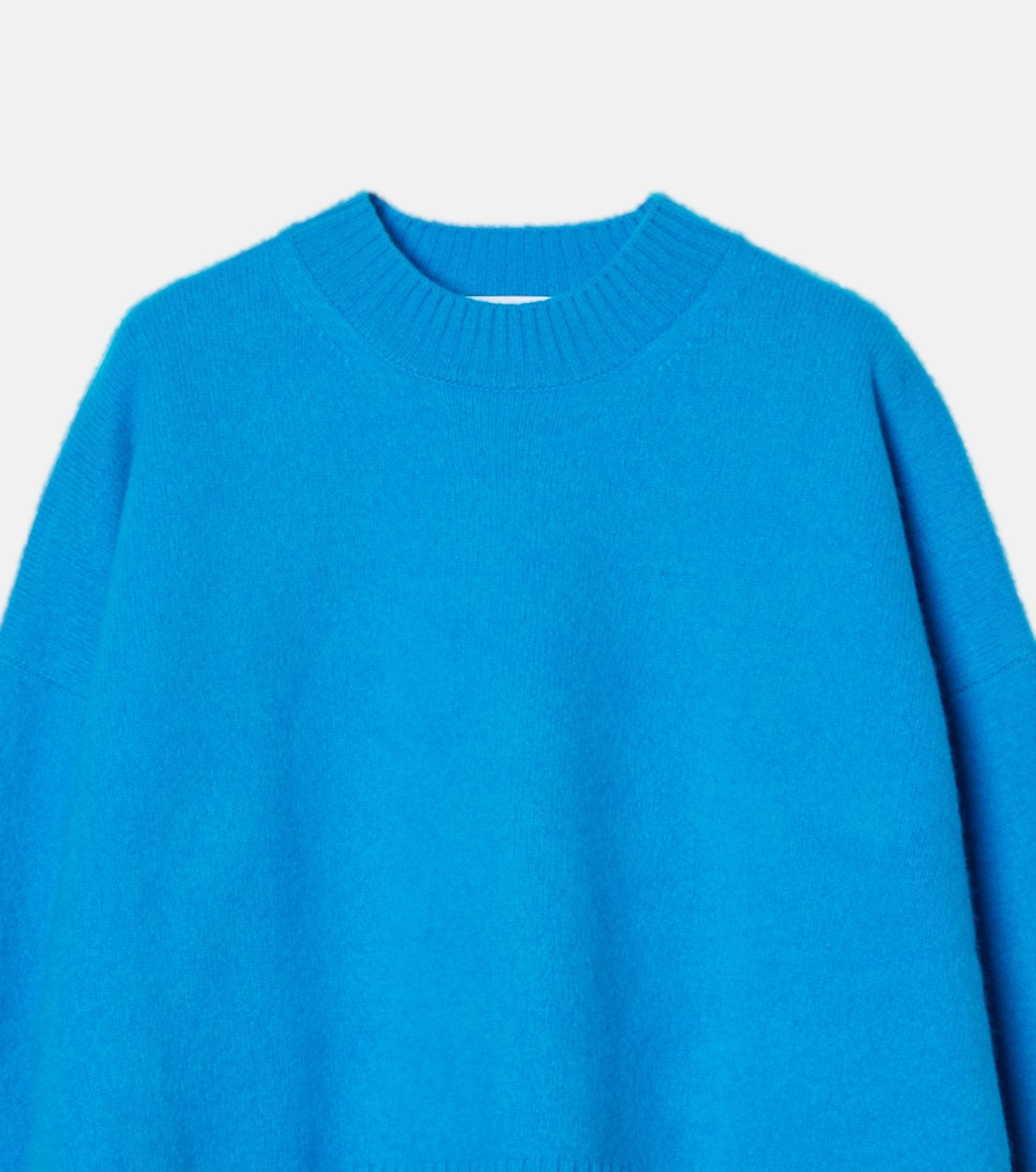 Wool Cashmere Crew Neck Knit