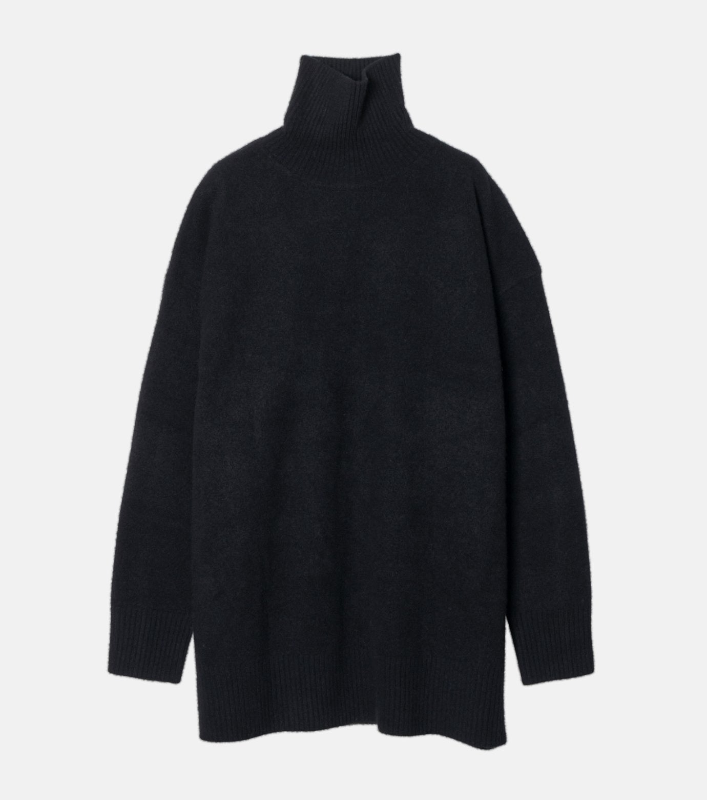 Wool Cashmere Turtle Neck Knit