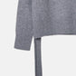 Wool Cashmere V Neck Knit